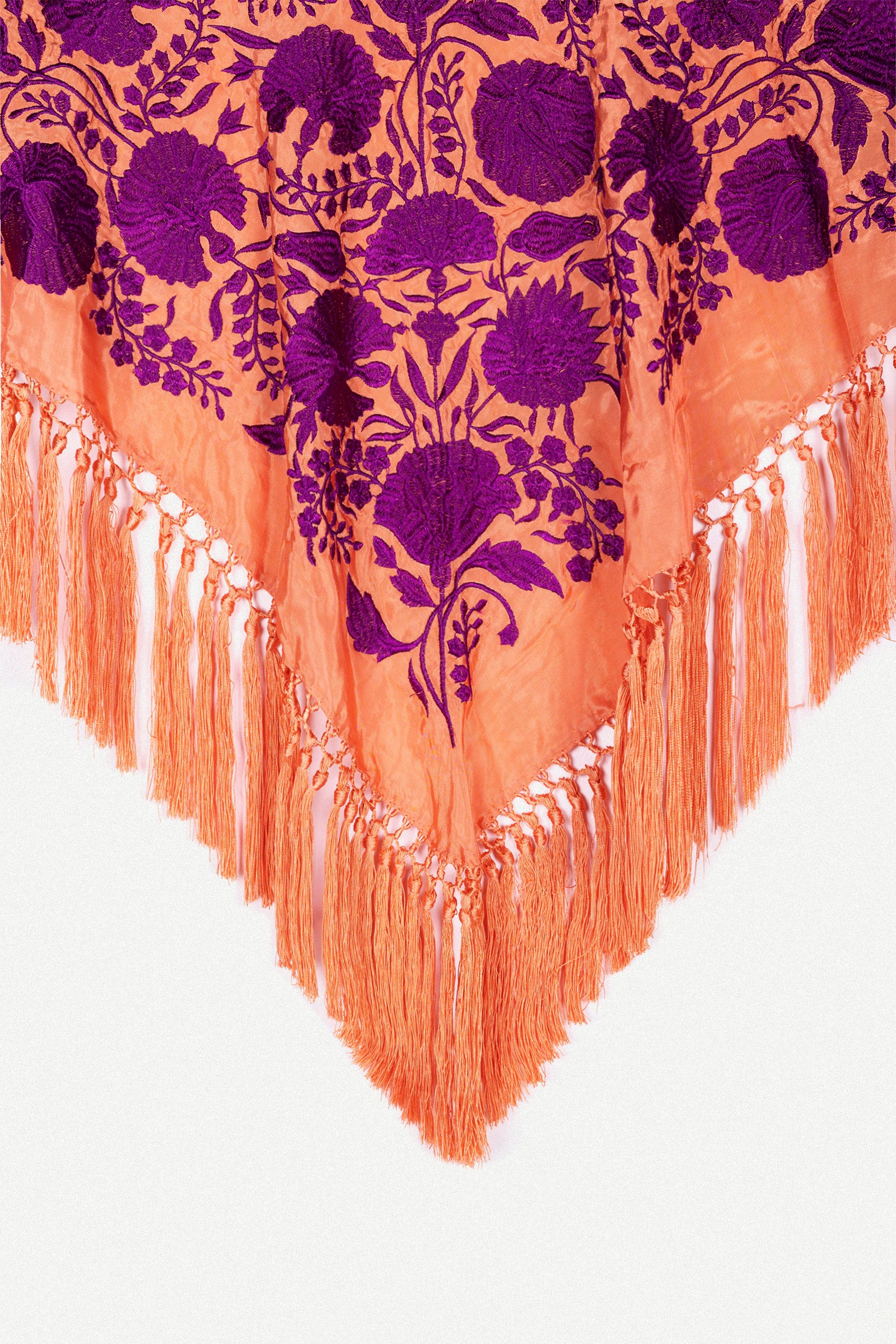 Manton Niña Carmuca Bicolor Coral/Morado 1M55-The Nook Store