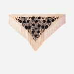 Manton Niña Carmuca Bicolor Crudo/Negro 1M-The Nook Store
