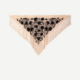 Manton Niña Carmuca Bicolor Crudo/Negro 1M-The Nook Store