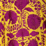 Châle Carmuca bicolore jaune/violet M53