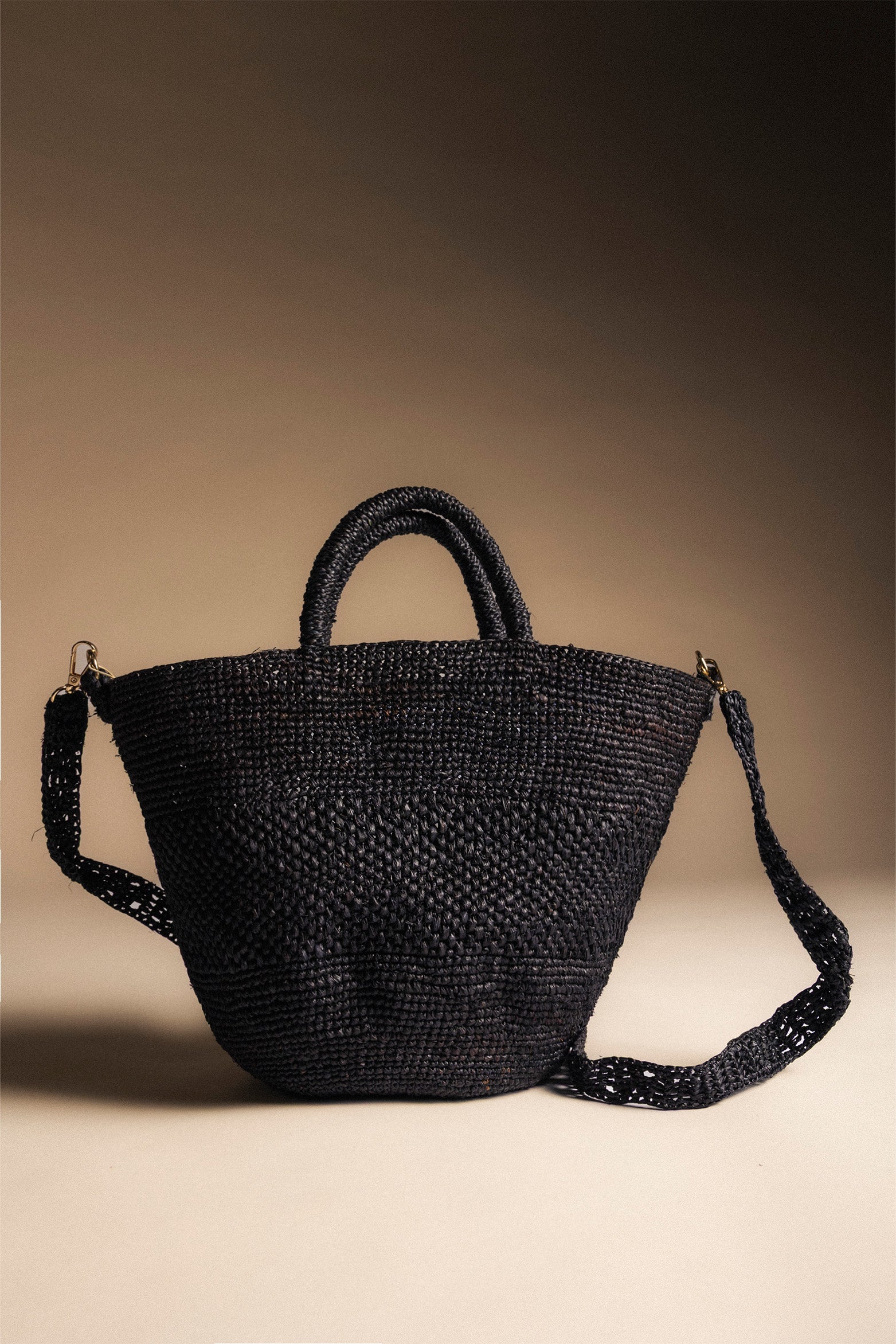 Bolso Cesta Panier Negro-The Nook Store