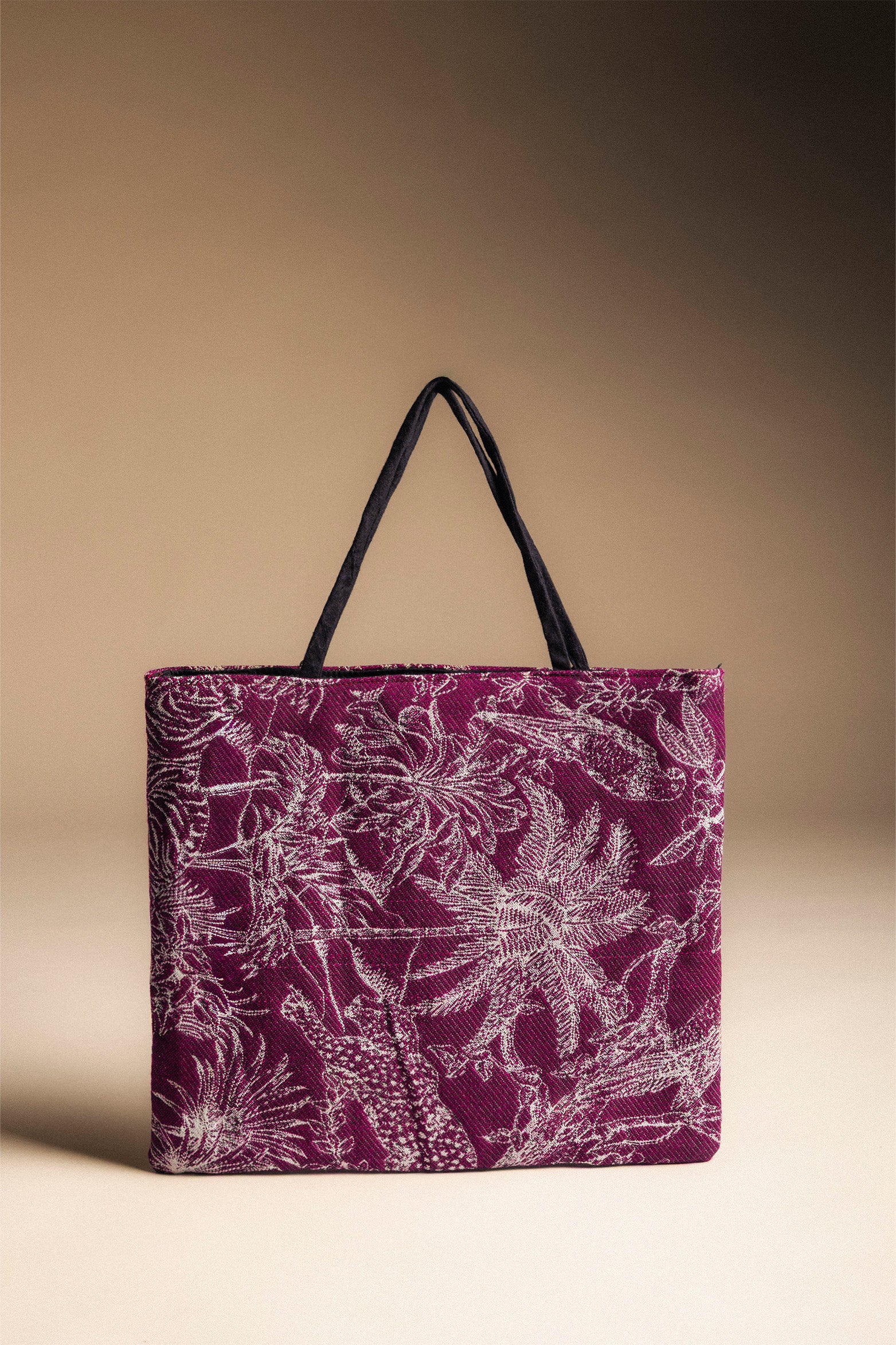 Bolso Shopper Cheetah Morado-The Nook Store