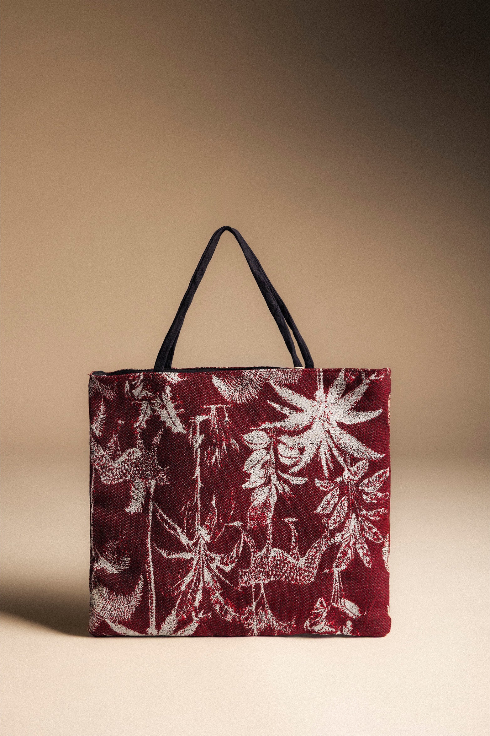 Bolso Shopper Cheetah Burdeos-The Nook Store