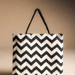 Bolso Shopper Bordado Zig Zag-The Nook Store