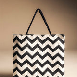 Bolso Shopper Bordado Zig Zag-The Nook Store