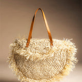 Bolso Palma Rafia Redondo-The Nook Store
