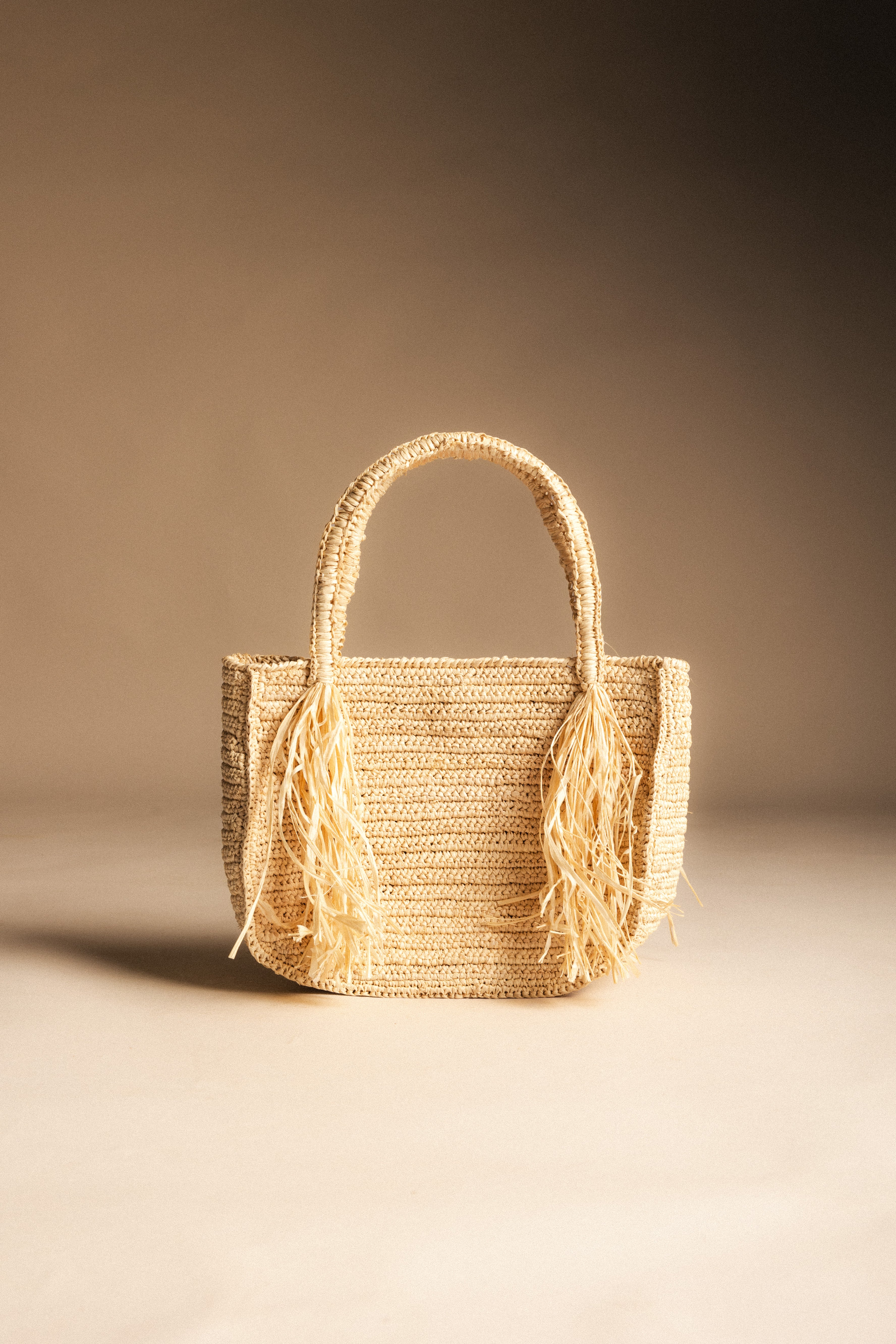 Bolso De Mano Rafia Sylvie-The Nook Store