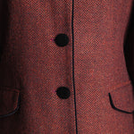 Chaqueta Corinna Larga Espigas Vino CHQ18-The Nook Store