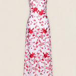 Top Vera Blanco Flores Rojas TOP02-The Nook Store