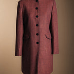 Chaqueta Corinna Larga Espigas Vino CHQ18-The Nook Store