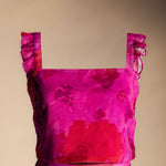 Top Pipa Fucsia Flores TOP03-The Nook Store