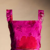 Top Pipa Fucsia Flores TOP03-The Nook Store