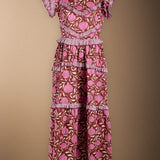 Vestido Lomba Granadas Rosa Vest52
