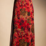 Falda Pipa Flores Rosas y Verdes FAL24-The Nook Store
