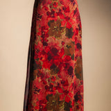 Falda Pipa Flores Rosas y Verdes FAL24-The Nook Store
