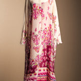 Vest70 Vestido Batte Vainilla y Rosa