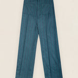 Mery Coat Khaki Green / Strawberry Stripes