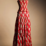 Falda Fabiana Tigre Rojo FAL26-The Nook Store
