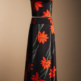 Black and Ecru Pipa Fageda Skirt