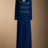 Vestido Helena Azul