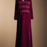 Vestido Helena Burdeos
