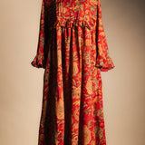 Vestido Amina Rojo Vest26-The Nook Store
