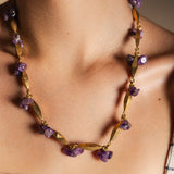 Collar Coral and Gold CO64-The Nook Store