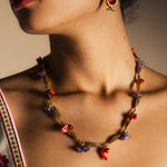 Collar Coral Rojo Morado CO91-The Nook Store