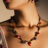 Collar Coral Rojo Morado CO91-The Nook Store