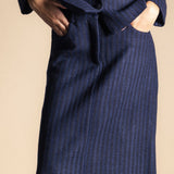 Falda Casilda Rayas Azules y Negras FAL15-The Nook Store