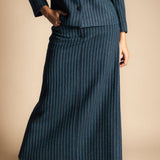 Falda Casilda Rayas Verdes y Negras FAL14-The Nook Store