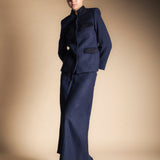 Falda Casilda Rayas Azules y Negras FAL15-The Nook Store