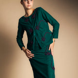 Falda Arlia Verde-The Nook Store
