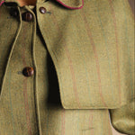 Chaqueta Amanda Verde Kaki Rayas Burdeos y Verdes CHQ37-The Nook Store