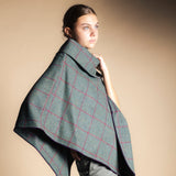 Manteau Mery Vert Kaki / Rayures Fraise