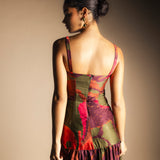 Vest63 Vestido Tula Paisley Verde Oliva-The Nook Store