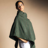 Manteau Mery Vert Kaki / Rayures Fraise