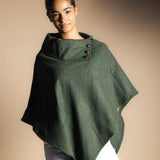 Manteau Mery Vert Kaki / Rayures Fraise