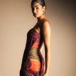 Vest63 Vestido Tula Paisley Verde Oliva-The Nook Store