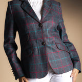 Manteau Mery Vert Kaki / Rayures Fraise