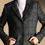 Mery Coat Khaki Green / Strawberry Stripes