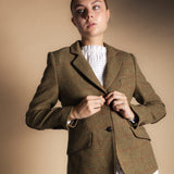 Mery Coat Khaki Green / Strawberry Stripes