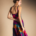 Vest64 Vestido Tula Paisley Verde Azulado-The Nook Store