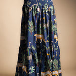 Falda Fabiana Cheetah Azul FAL29-The Nook Store