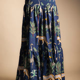 Falda Fabiana Cheetah Azul FAL29-The Nook Store