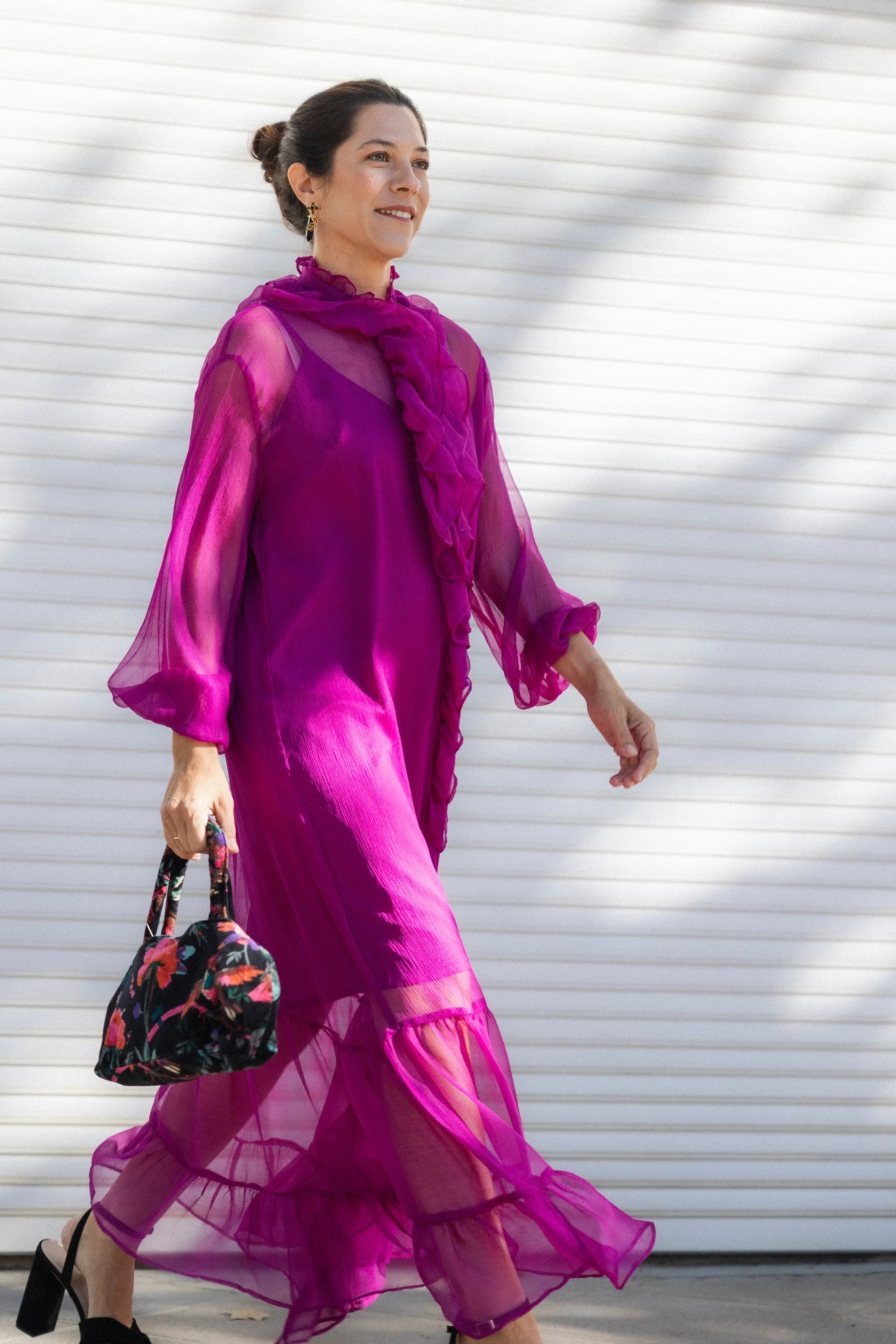 Vestido Chloe Fucsia Vest01 The Nook Store