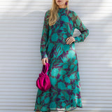 Vestido Alice Turquesa y Morado AL07 The Nook Store