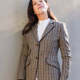 Chaqueta Country Cuadros Pequeños Verde CHQ01