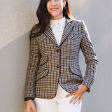 Chaqueta Country Cuadros Pequeños Verde CHQ01