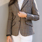 Chaqueta Country Cuadros Pequeños Verde CHQ01